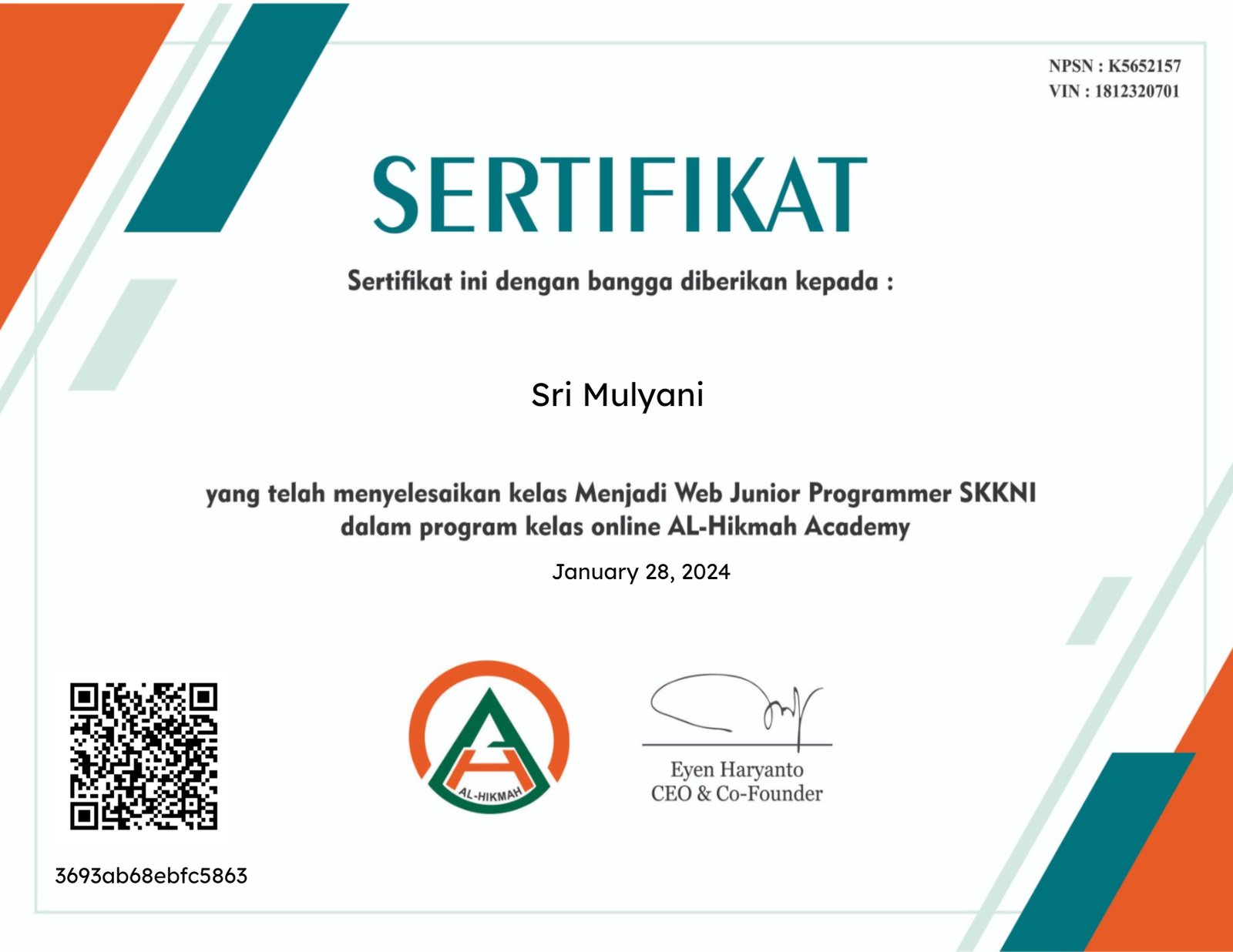 Junior Web Programmer