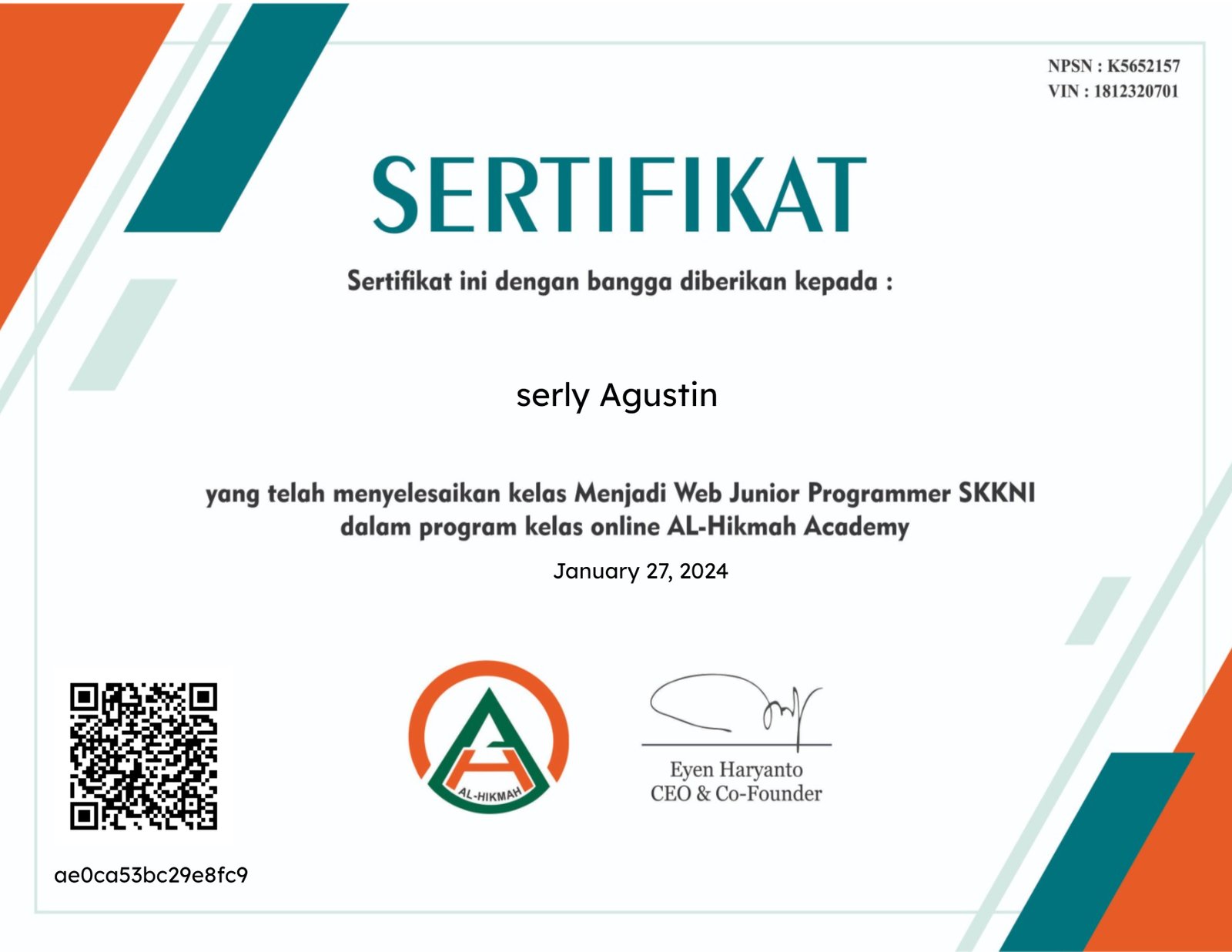 Junior Web Programmer